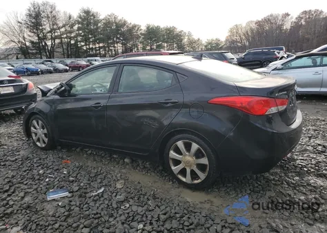2012 Hyundai Elantra Gls z USA, uszkodzony, nr VIN 5NPDH4AEXCH120049